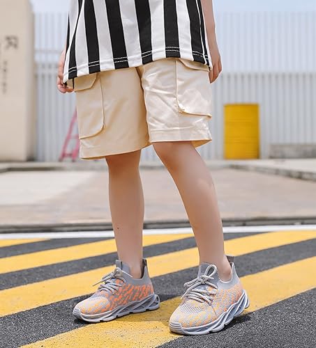 Miniatura 6 de Zapato deportivo Dadawen, ligero y transpirable, para correr, con correa, para niño y niña