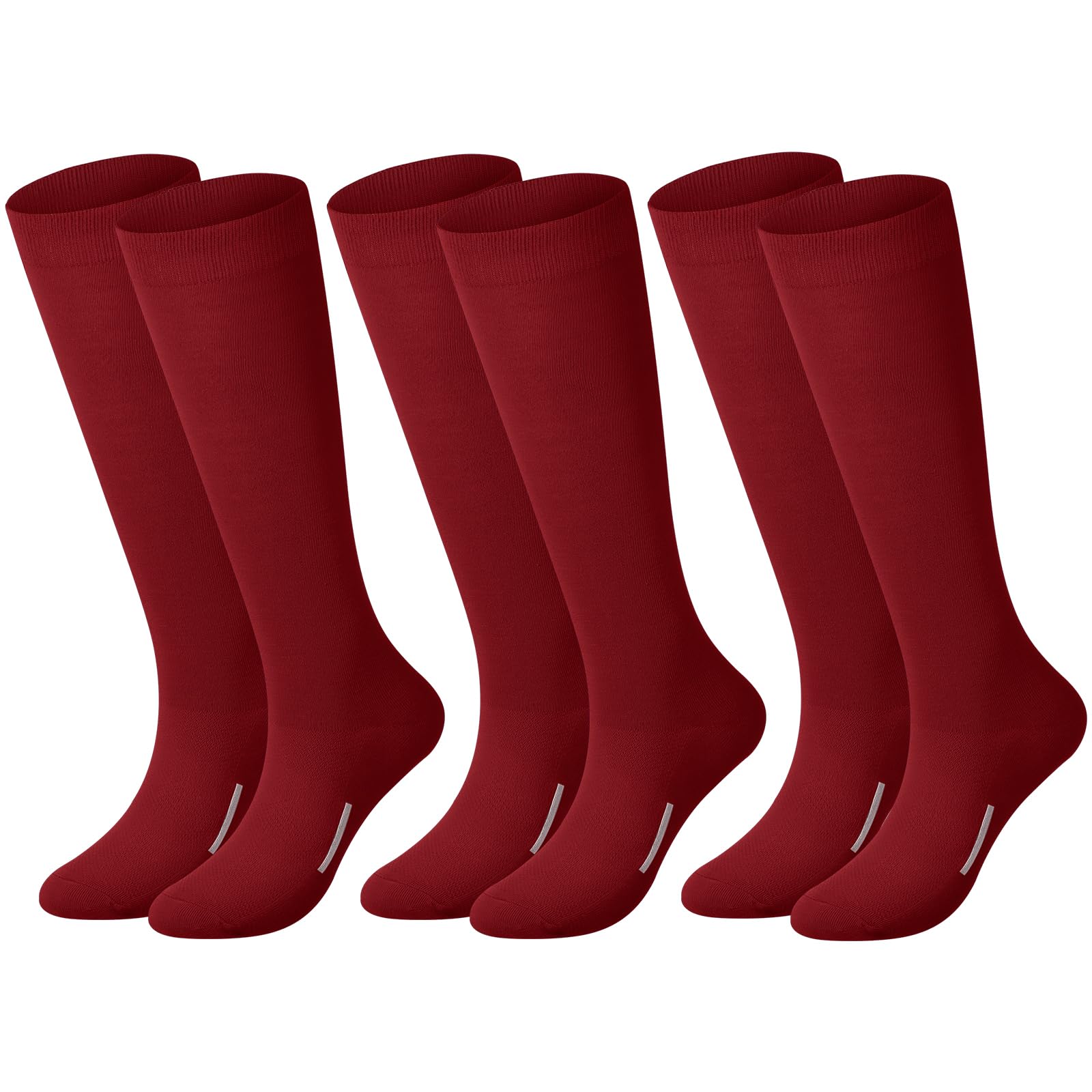 Haysandy 3 Pairs Baseball Socks Bulk Softball Youth