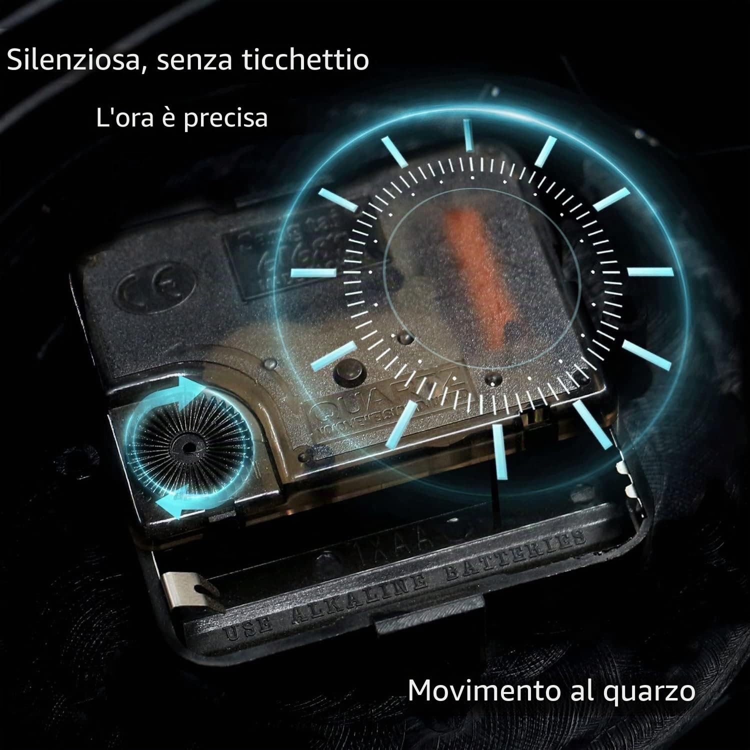 YOUKI Orologio da tavolo decorativo da barbiere, regalo per parrucchieri