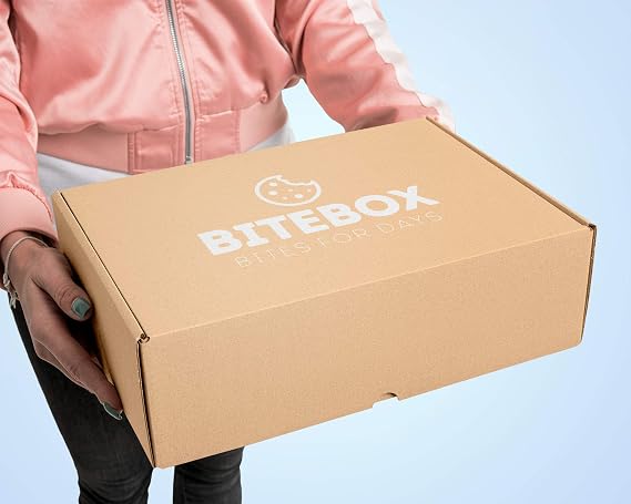 BITEBOX Snack Box (45 Count) Summer Variety Pack Care Package Gift Basket Adult Kid Guy Girl Women Men Birthday College Student Office School