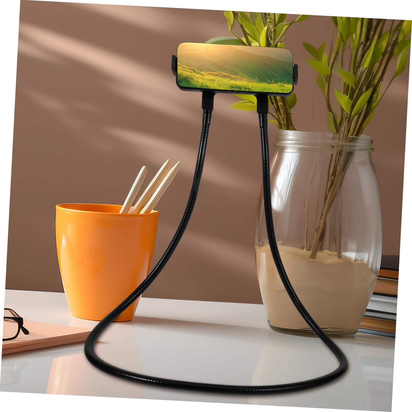 Zerodeko Soporte De Cuello Flexible para Teléfono Móvil Soporte para Tableta para Uso Doméstico