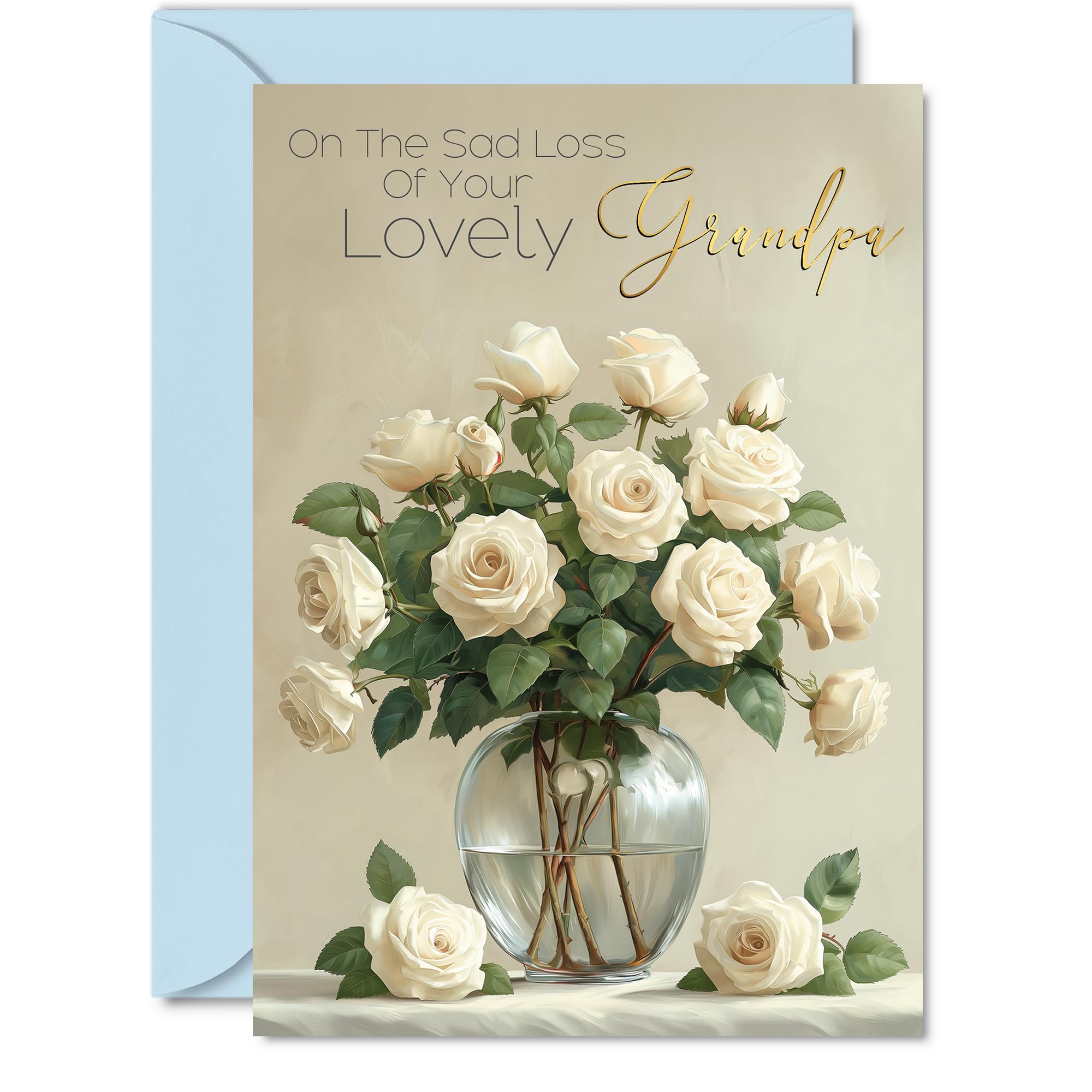 Sympathy Cards Loss of Grandpa, Lovely Grandpa Condolences Card