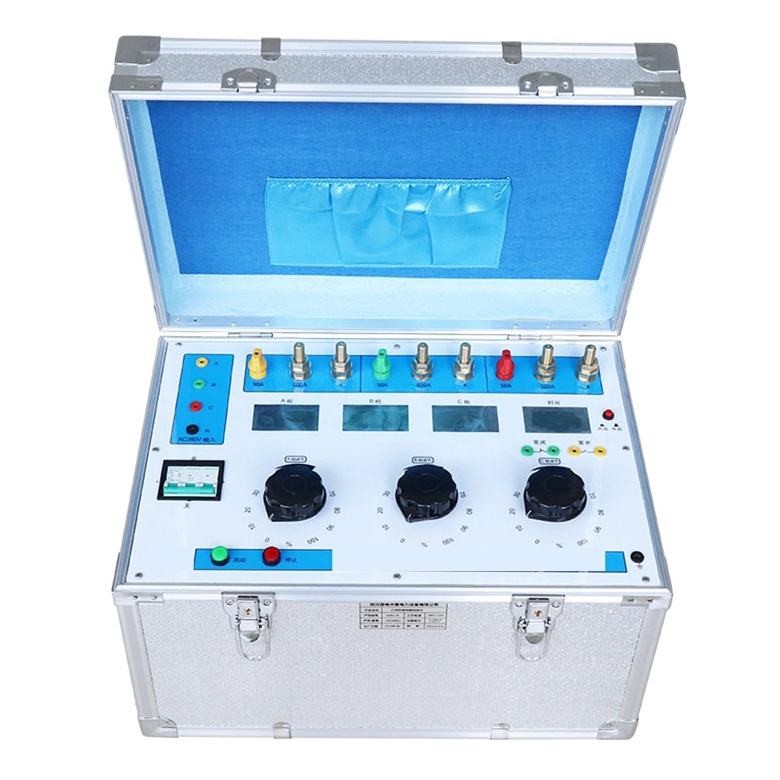 Analizador de Redes Eléctricas, Kit de prueba relé térmico trifásico portátil for probador protector motor electrónico