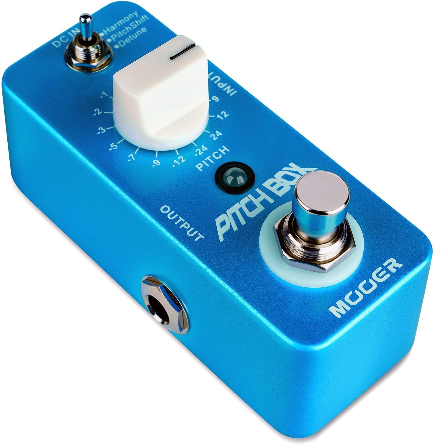 Mooer Drop Pitch Harmonizer Guitar Effect Box - MPS1 Octave Pitch Box Guitar Harmonizer Pedal with True Bypass