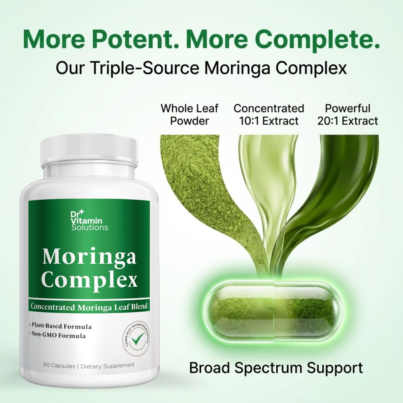 Moringa Oleifera 3-in-1 Leaf Extract for Energy and Immune Support — Amazon image 2