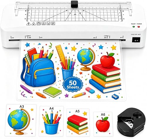 50% off promo code for Laminator, A3 Laminator Machine with Built-in Trimmer on Amazon