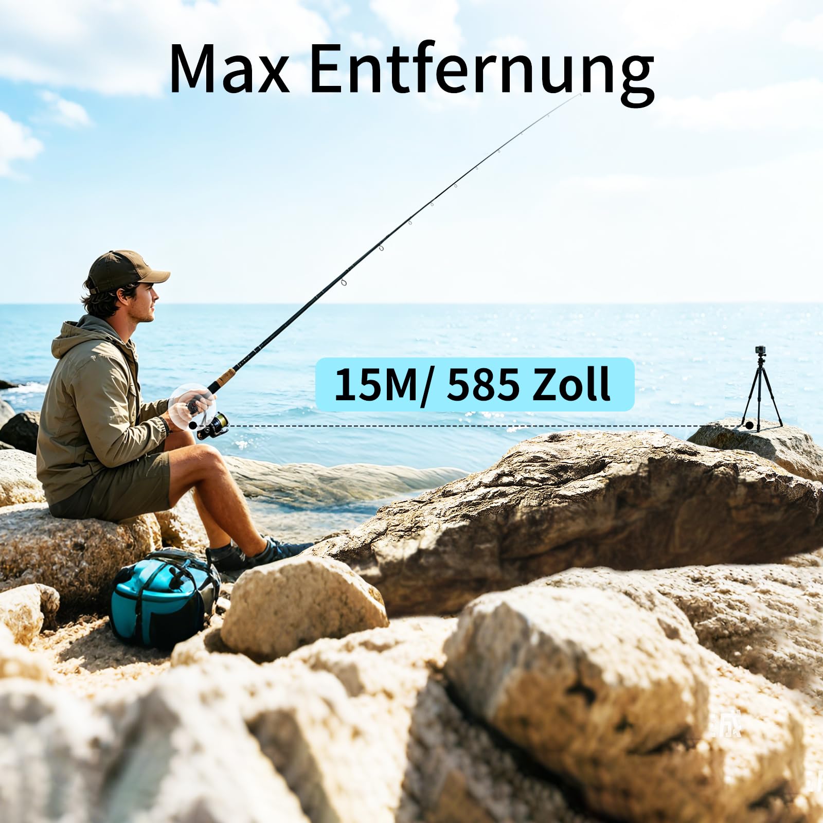 Ring Fernbedienung für Insta360/GoPro/DJI, Wireless Smart Ringfernbedienung für Insta360 X3/X4/X5, Action 4/5, GoPro 9/10/11, Tragbare, Wiederaufladbare Action-Kamera-Fernbedienung