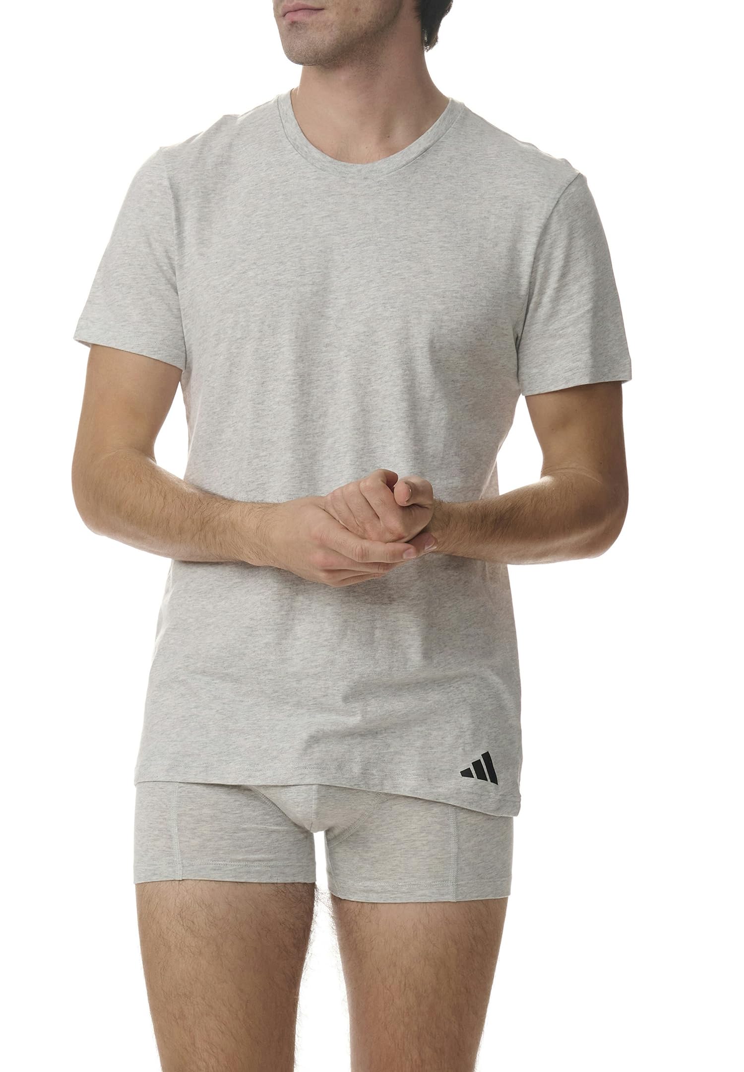 Adidas t shirt uomo (pacco da 3) - maglietta uomo (taglia S - 3XL) - comodo t-shirt uomo