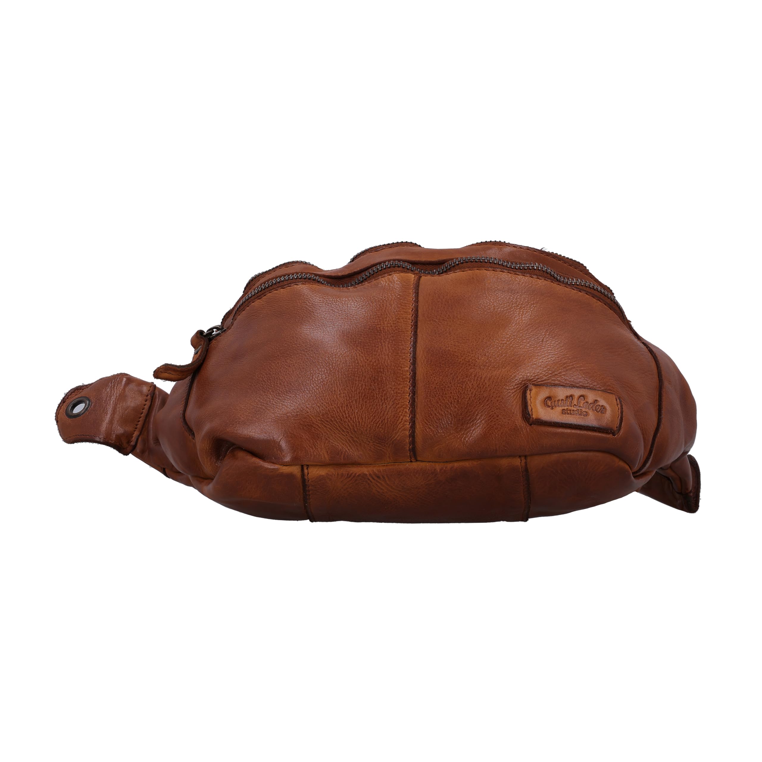 Gusti Freya - Riñonera de piel para hombre y mujer, Braun 2, Einheitsgröße, Retro