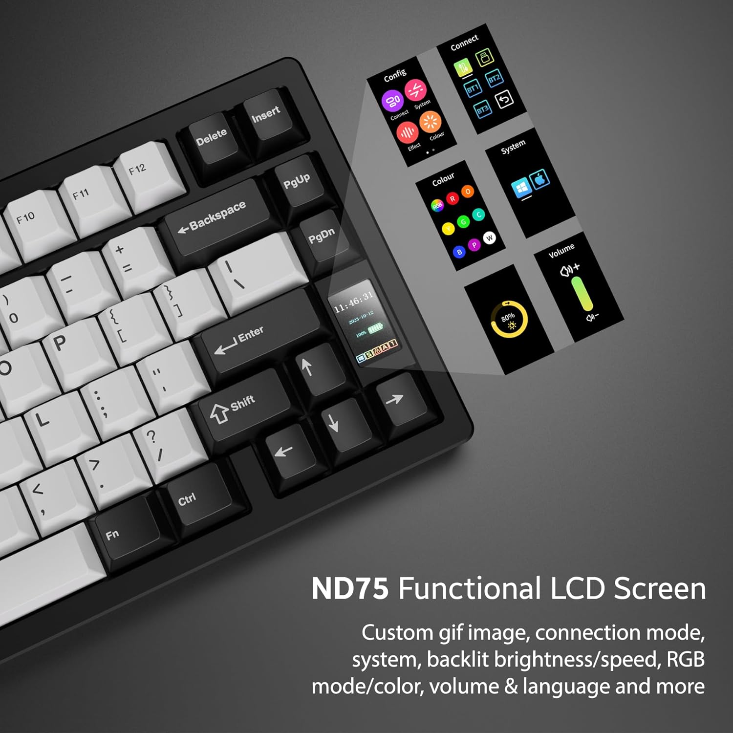ND75 Functional LCD Screen