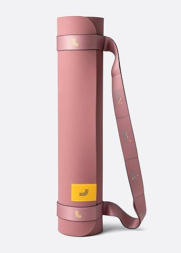 Lolë Esterilla de yoga con soporte de correa  Tapete de entrenamiento antideslizante texturizado de 0.197 in de grosor  Ideal para yoga caliente y