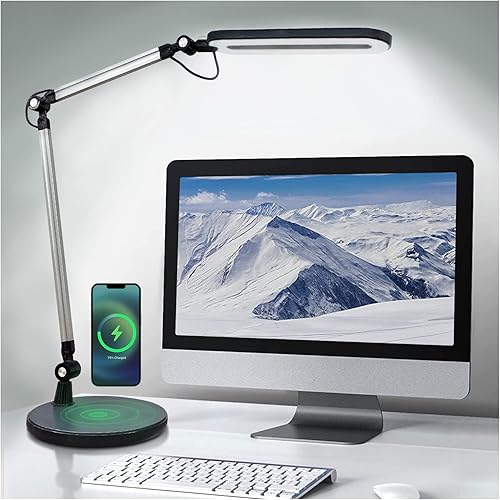 OTUS Desk Lamp for Home Office with Wireless Charger |