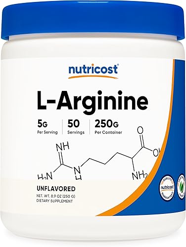Miniatura 6 de Nutricost L-Arginina en polvo 22poundPure L-Arginina 5G por porción