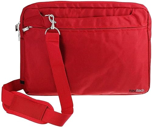 Bolsa para portátil resistente al agua, color rojo, compatible con el portátil CHUWI HeroBook Pro de 14.1"