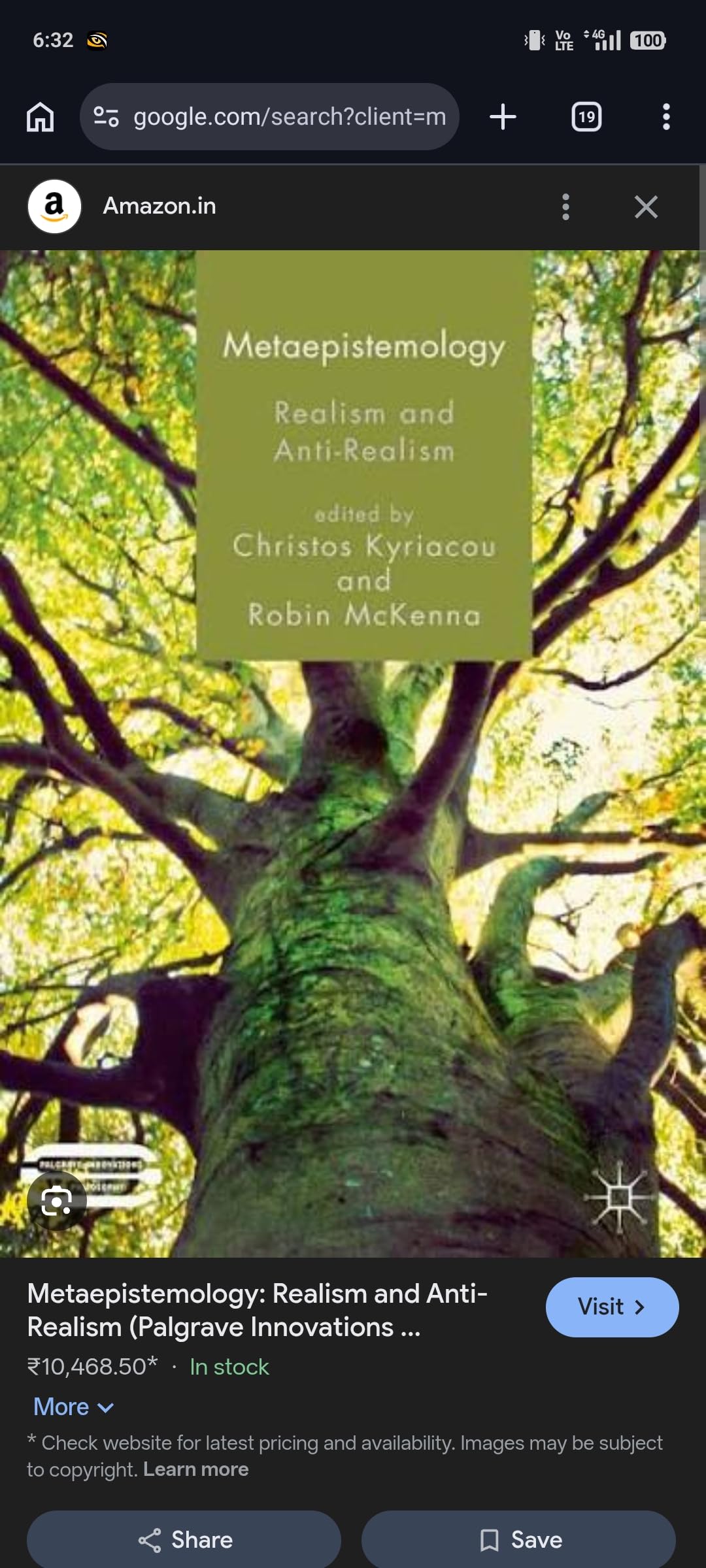 Buy Metaepistemology — BookShops.in