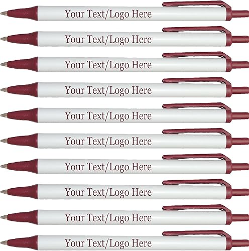 Miniatura 5 de Bolígrafos personalizados con tu logotipo o texto personalizado, paquete de 300 unidades a granel para negocios, fiestas y eventos, bolígrafos