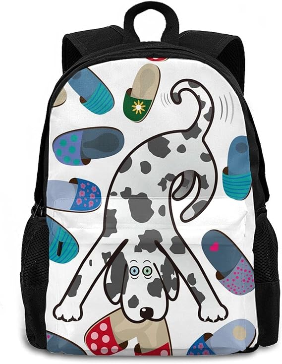 Amazon Co Jp リュックサック リュック バックパック 斑点犬 犬柄 スリッパを噛む 面白い 大容量 レディース メンズ おしゃれ かわいい 高校生 軽量 防水 耐久性 旅行 通勤 通学 キャンパス シンプル 男女兼用 プレゼント シューズ バッグ Amazon Co Jp リュックサック リュック バックパック 斑点犬 犬柄 スリッパを噛む 面白い 大容量 レディース メンズ おしゃれ かわいい 高校生 軽量 防水 耐久性 旅行 通勤 通学 キャンパス シンプル 男女兼用 プレゼント シューズ バッグ