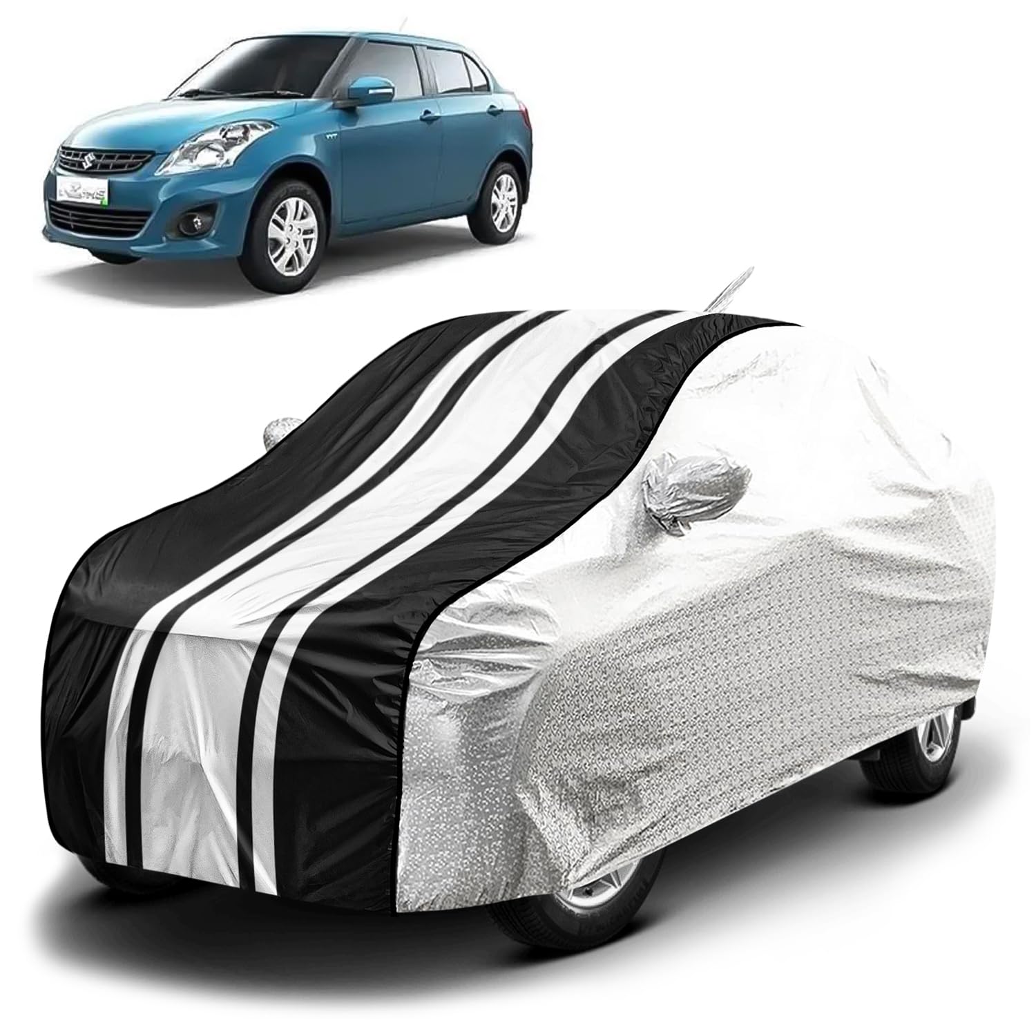 Tata Punch Car Cover - Jungle Print Waterproof -27 Tata Punch Car Cover - Jungle Print Waterproof -27