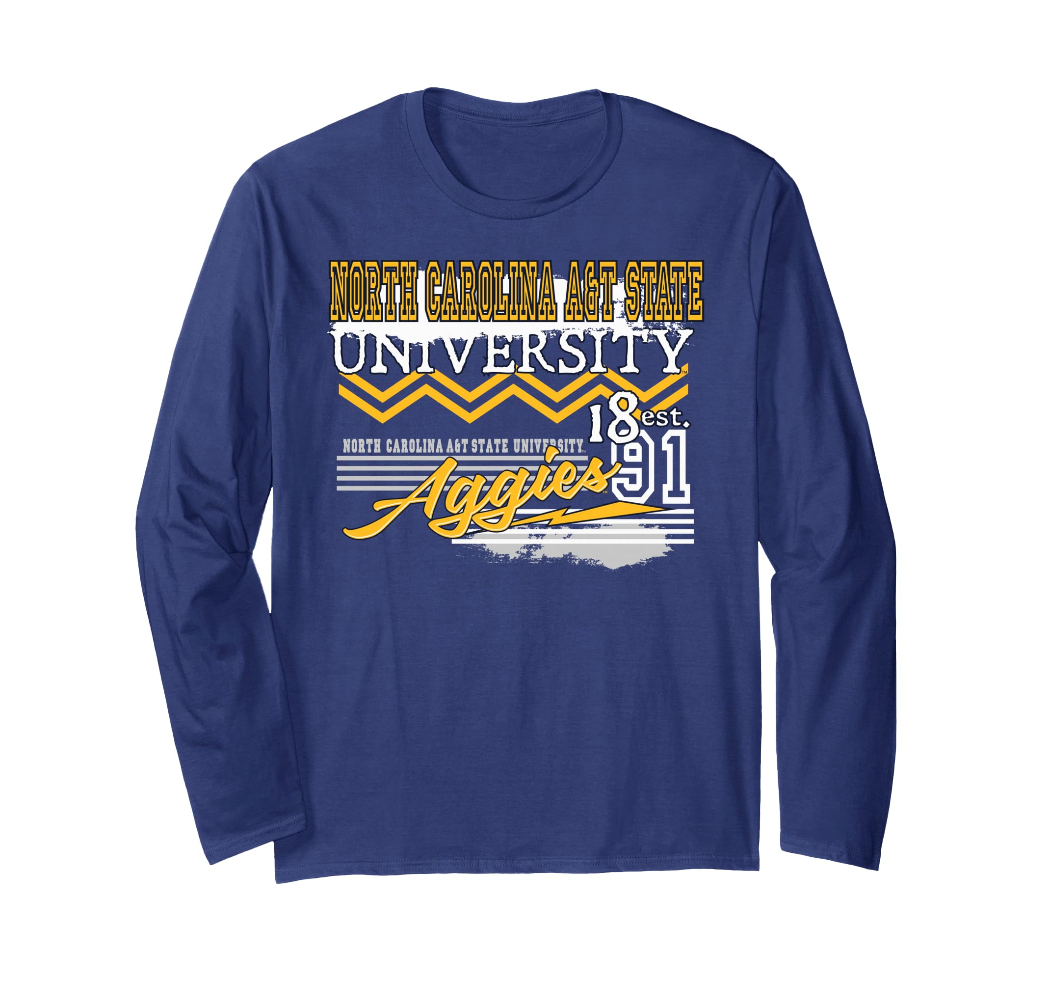 North Carolina A&T Aggies HBCU Retro Officially Licensed Long Sleeve T-Shirt