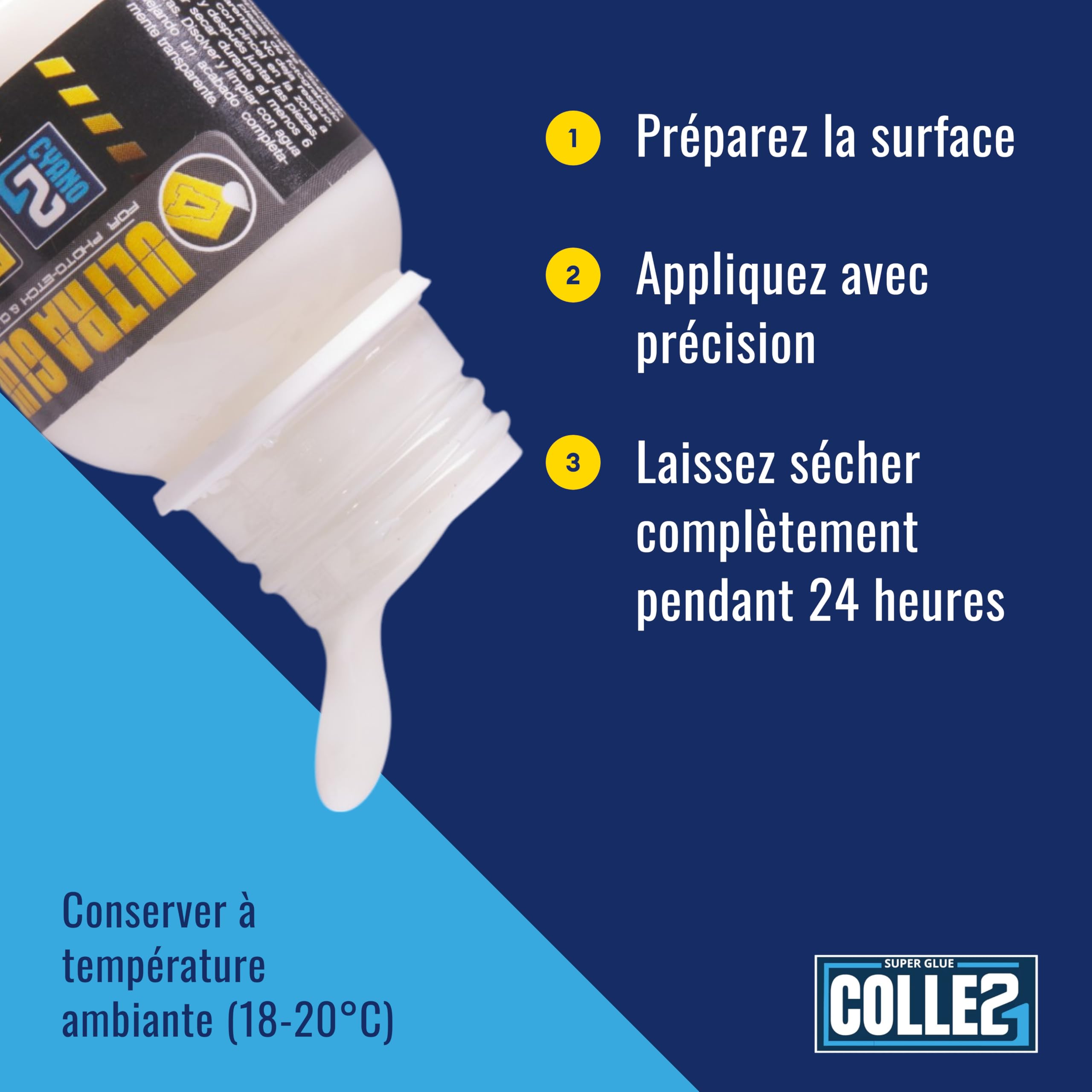 UHU Tube de colle spéciale HART - Transparent - Séchage rapide - Pour modélisme et bricolage