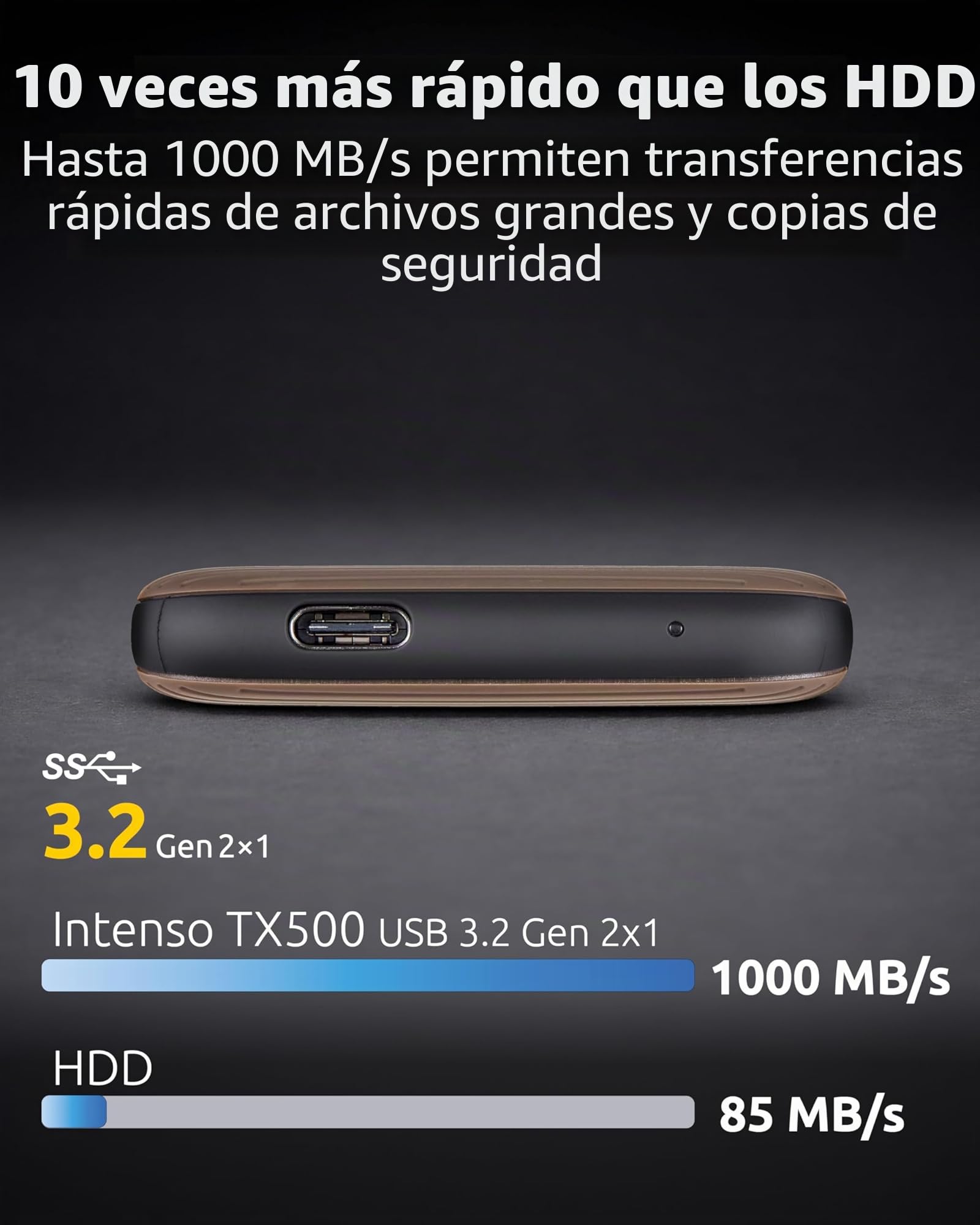 Intenso External ssd tx500 500gb USB-c 3.2 Gen 2x1