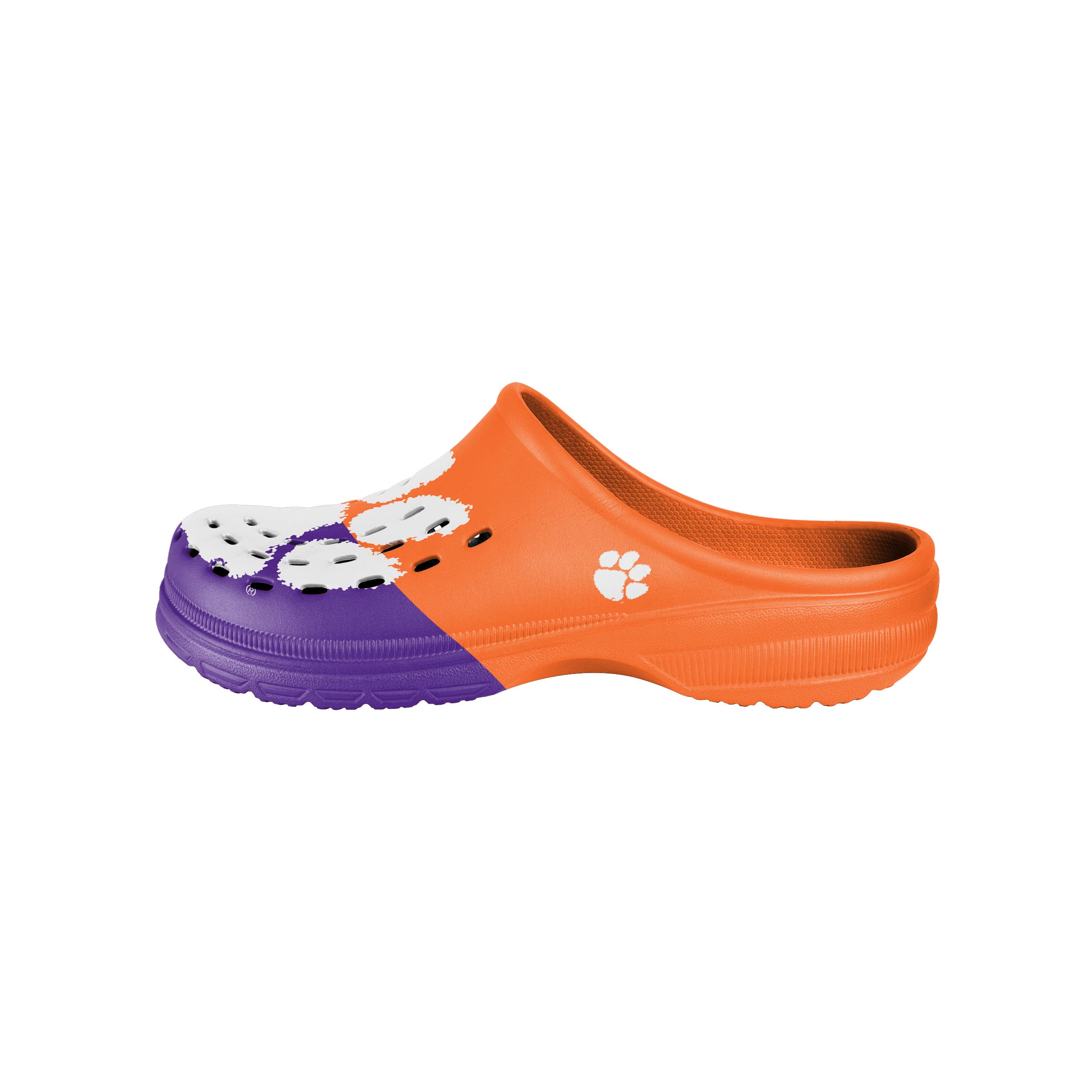 FOCO Herren NCAA Team Colorblock Big Logo Schuhe Slipper Clogs