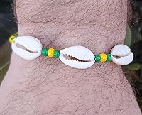 Vista 15 de Sea Shell Santeria Ilde Stretch Unisex Beaded Ifa Bracelet