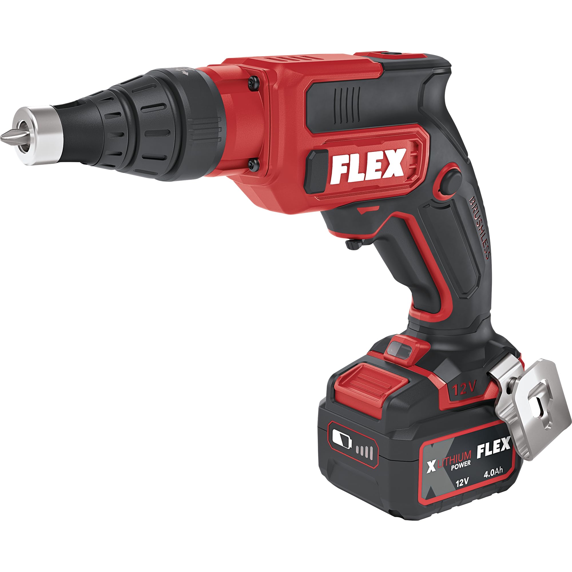 Flex Akumulatorowa wkrętarka budowlana DW 37 12-EC (12 V, z obrotem prawo/lewostronnym, ze światłem LED, silnik bezszczotkowy) 531707