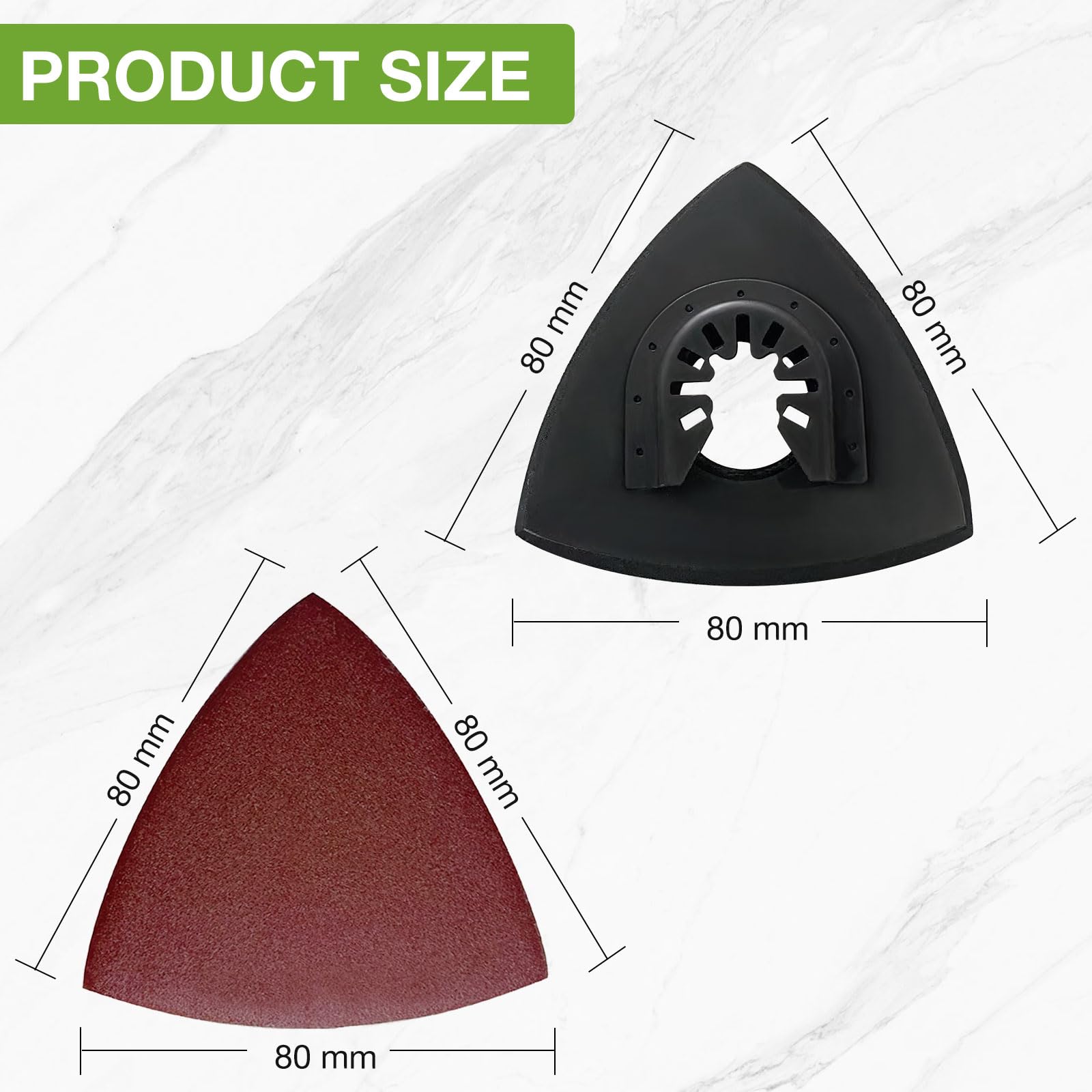 Oscillating Tool Sanding Pads - 104pcs Kit -6 Oscillating Tool Sanding Pads - 104pcs Kit -6