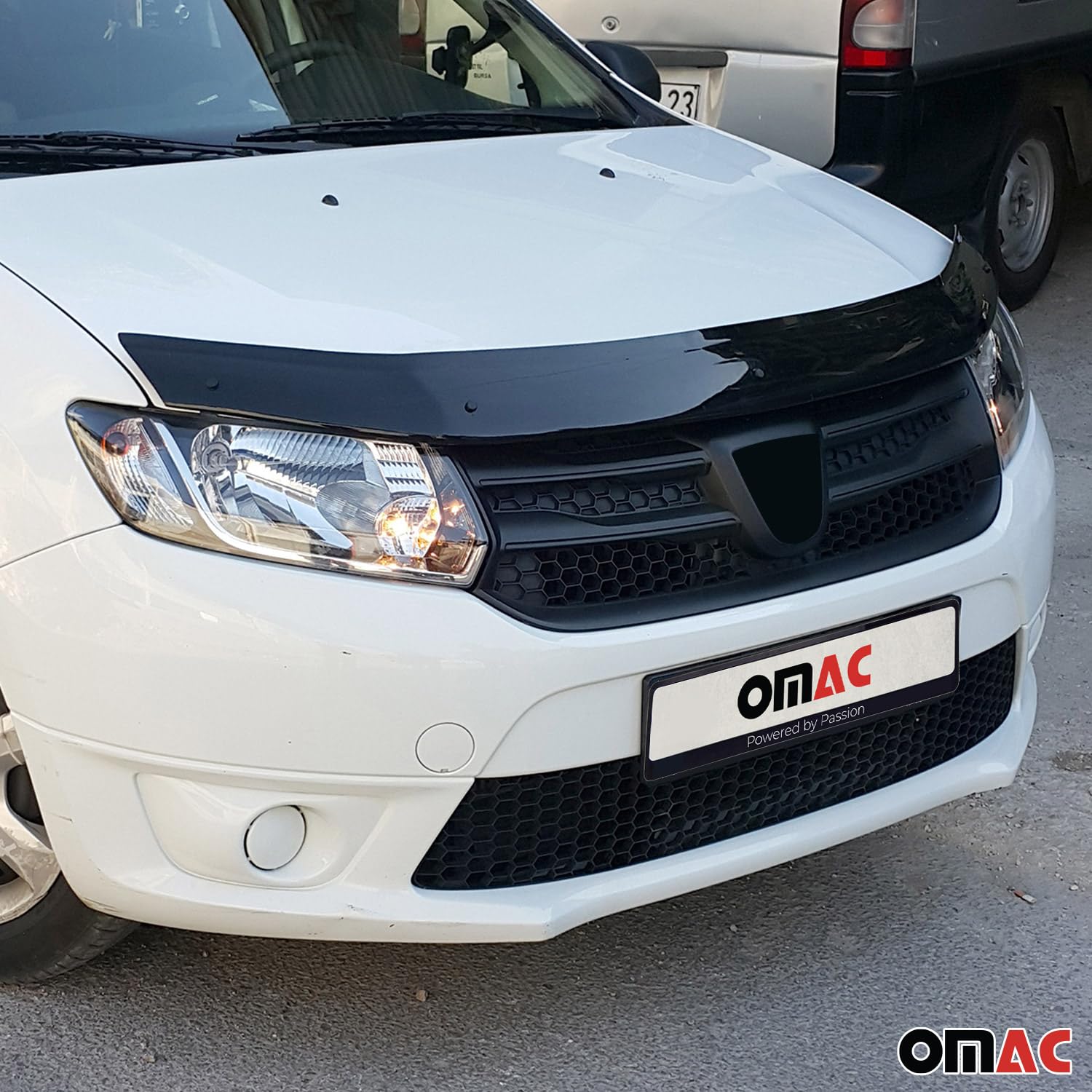 Déflecteur de Capot Compatible avec Dacia Sandero Stepway 2012-2020 Acrylique