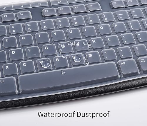 Miniatura 3 de CaseBuy Logitech MK270 MK295 - Funda para teclado inalámbrico y teclado Logitech K200 K260 K270 MK200 MK260 (transparente)