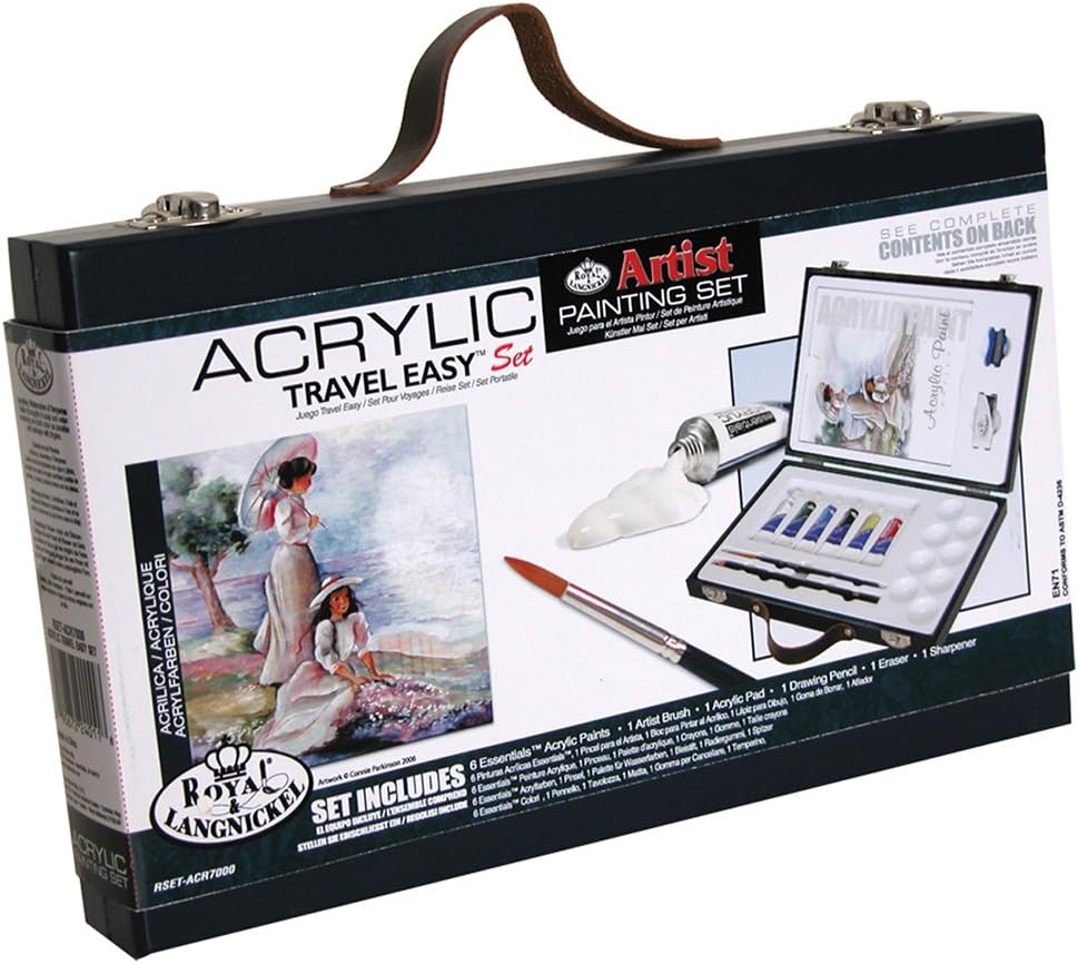 Royal & Langnickel Acrylic Painting Travel Easy Art Set