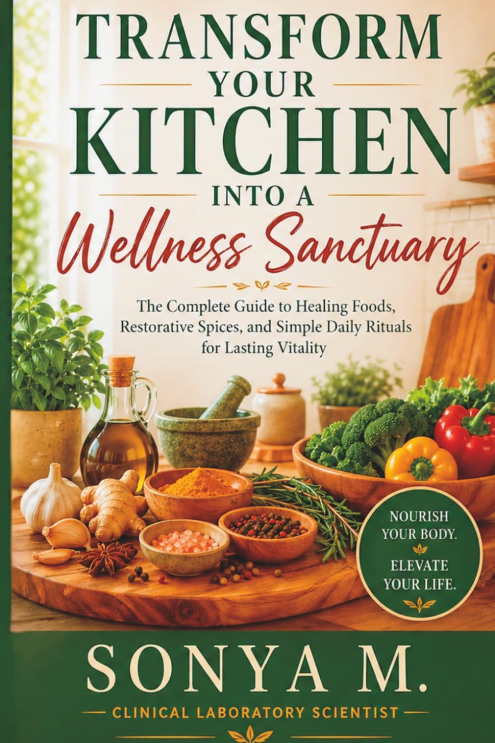 TRANSFORM YOUR KITCHEN INTO A WELLNESS SANCTUARY:: The Complete Guide to Healing Foods, Restorative Spices, and Simple Daily Rituals for Lasting Energy, Balance, and Vitality