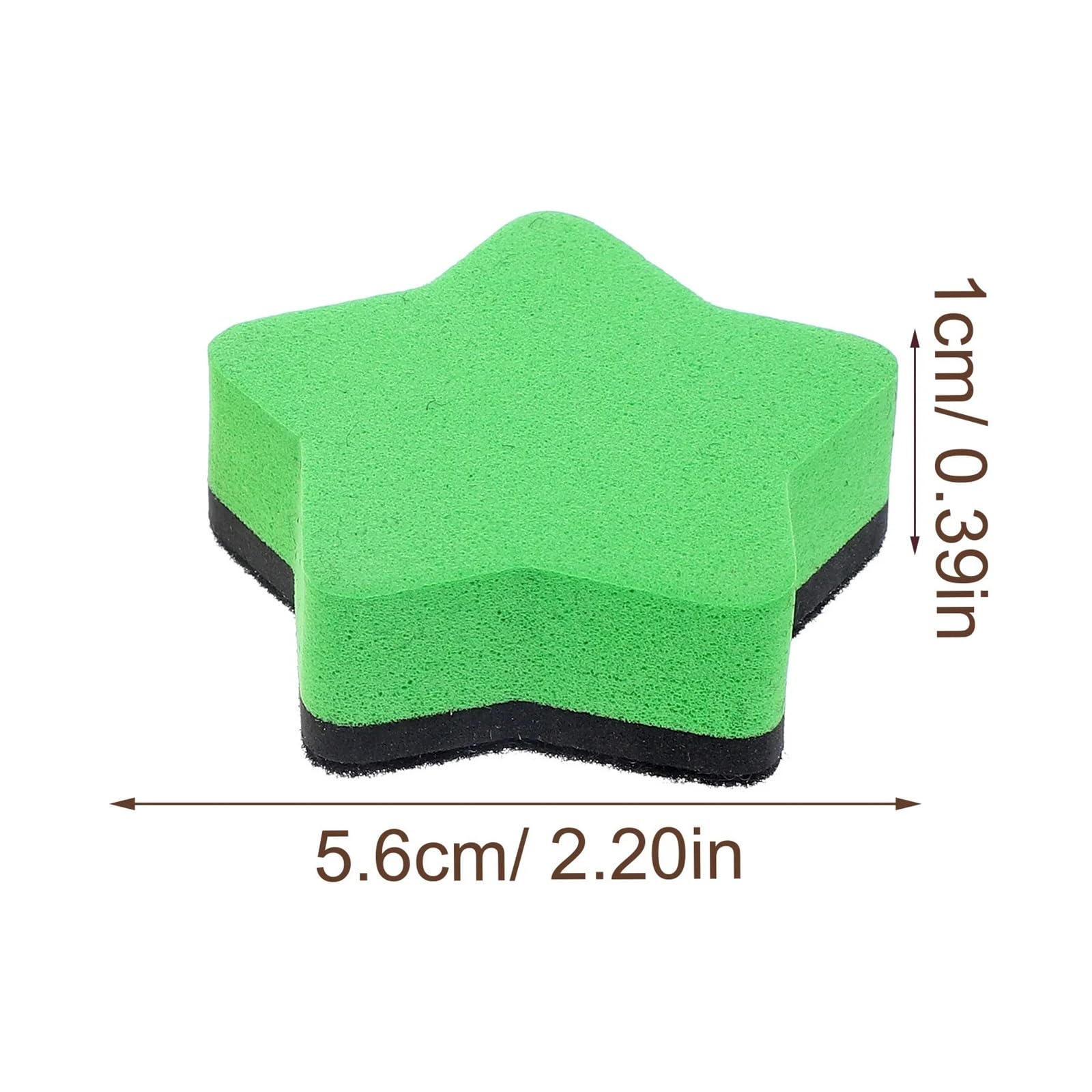 20 Stück Magnetische Whiteboard-Radiergummis In Gelber Form