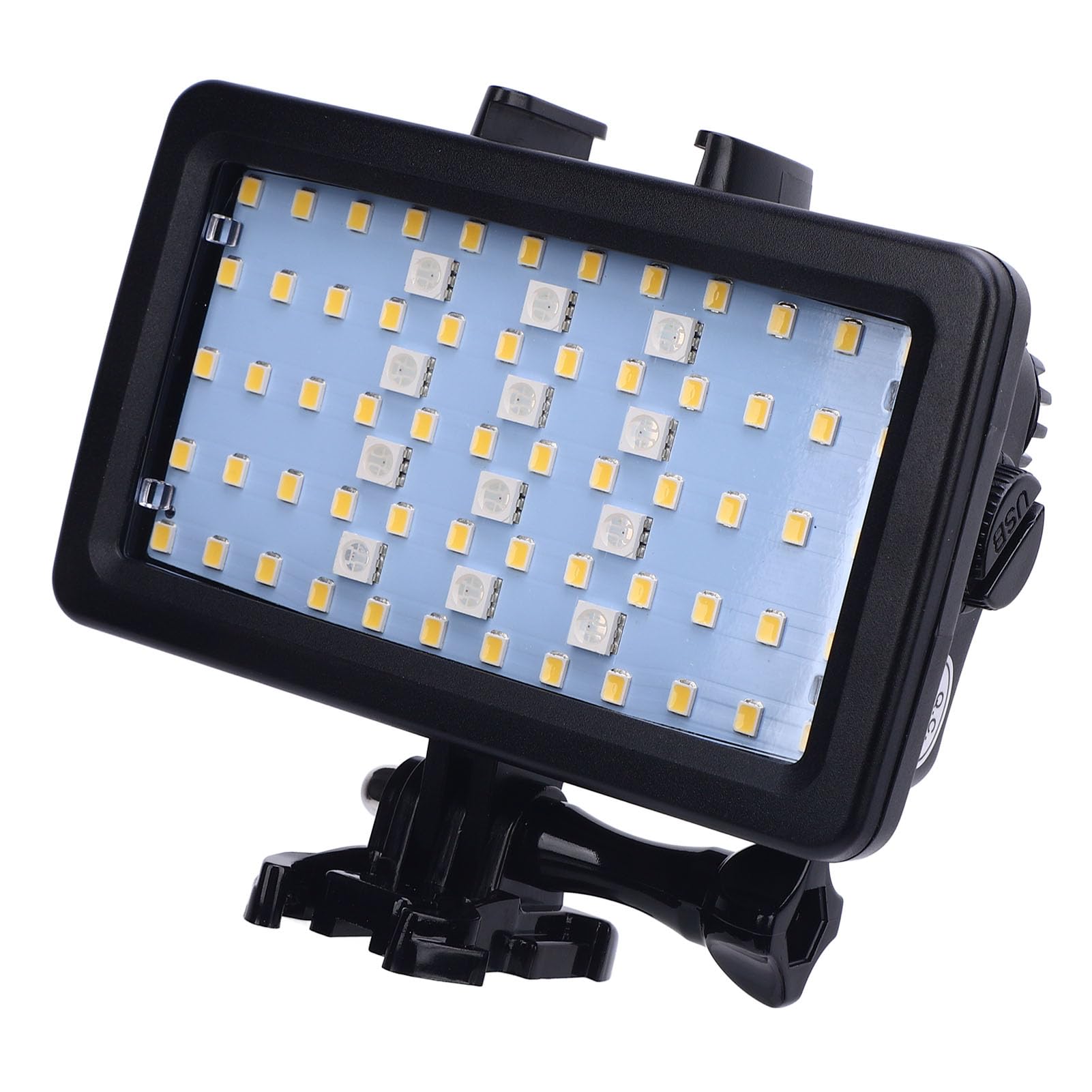 Generic Luce Subacquea Professionale RGB Impermeabile da 40 M per Fotografia, Videografia, Luce Video LED 5000-6000K