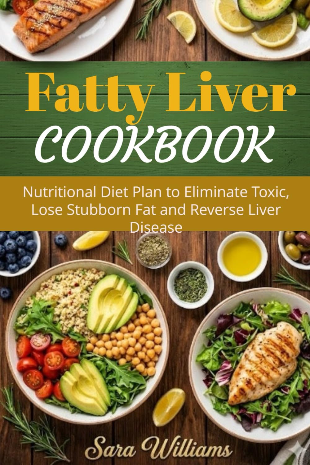 Fatty Liver Cookbook: Nutritional Diet Plan to Eliminate Toxic, Lose Stubborn Fat and Reverse Liver Disease