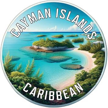 Cayman Islands Caribbean Mementos Souvenir Decorative Flat Magnet 2-Inch