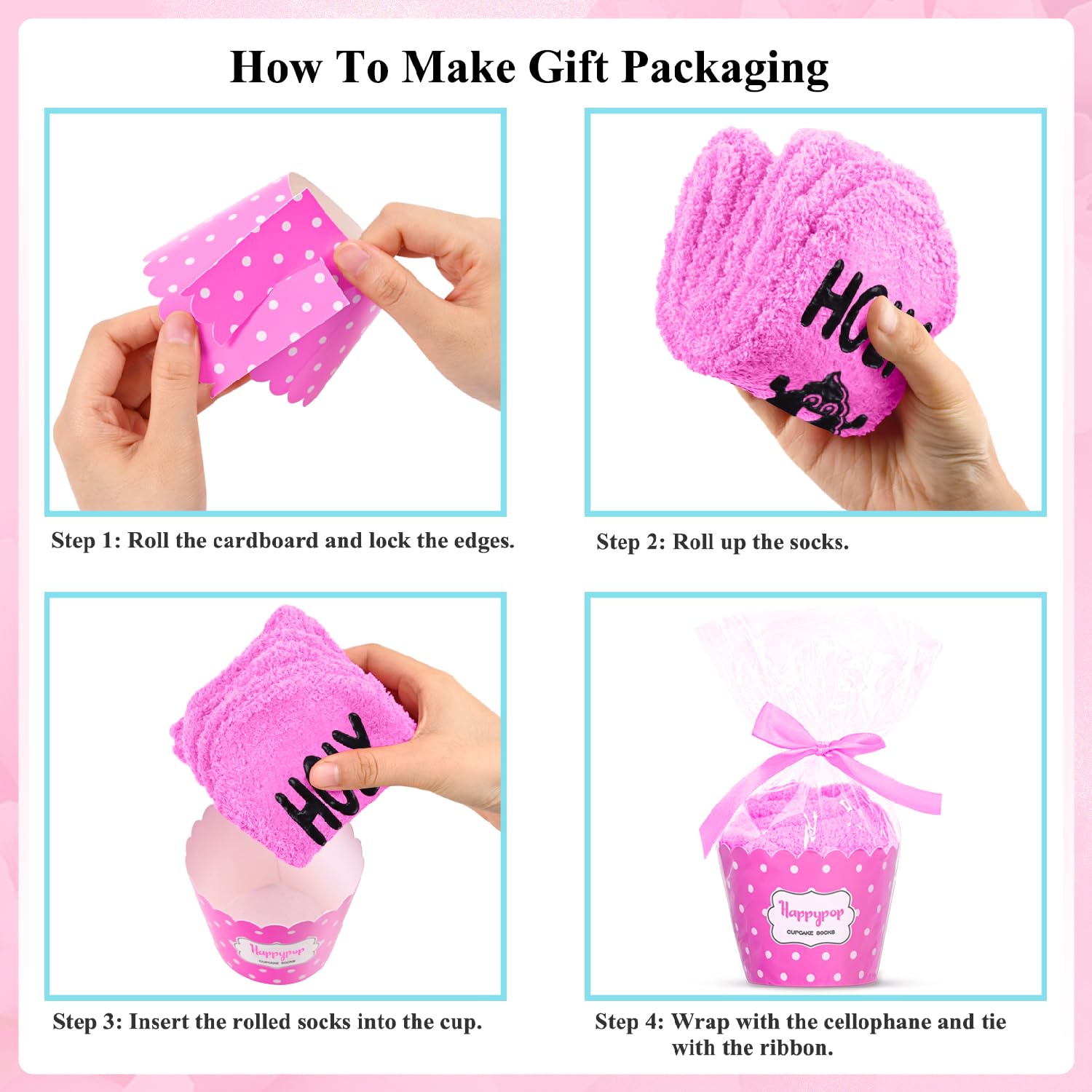 HAPPYPOP Birthday Gift Ideas for Teens - 13-19 Year Old Girls Holy Fuzzy Socks for Daughter