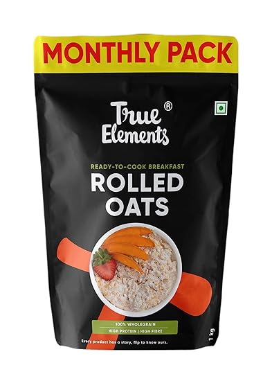 True Elements Rolled Oats Naturally Gluten Free 1 kg - Breakfast Cereal