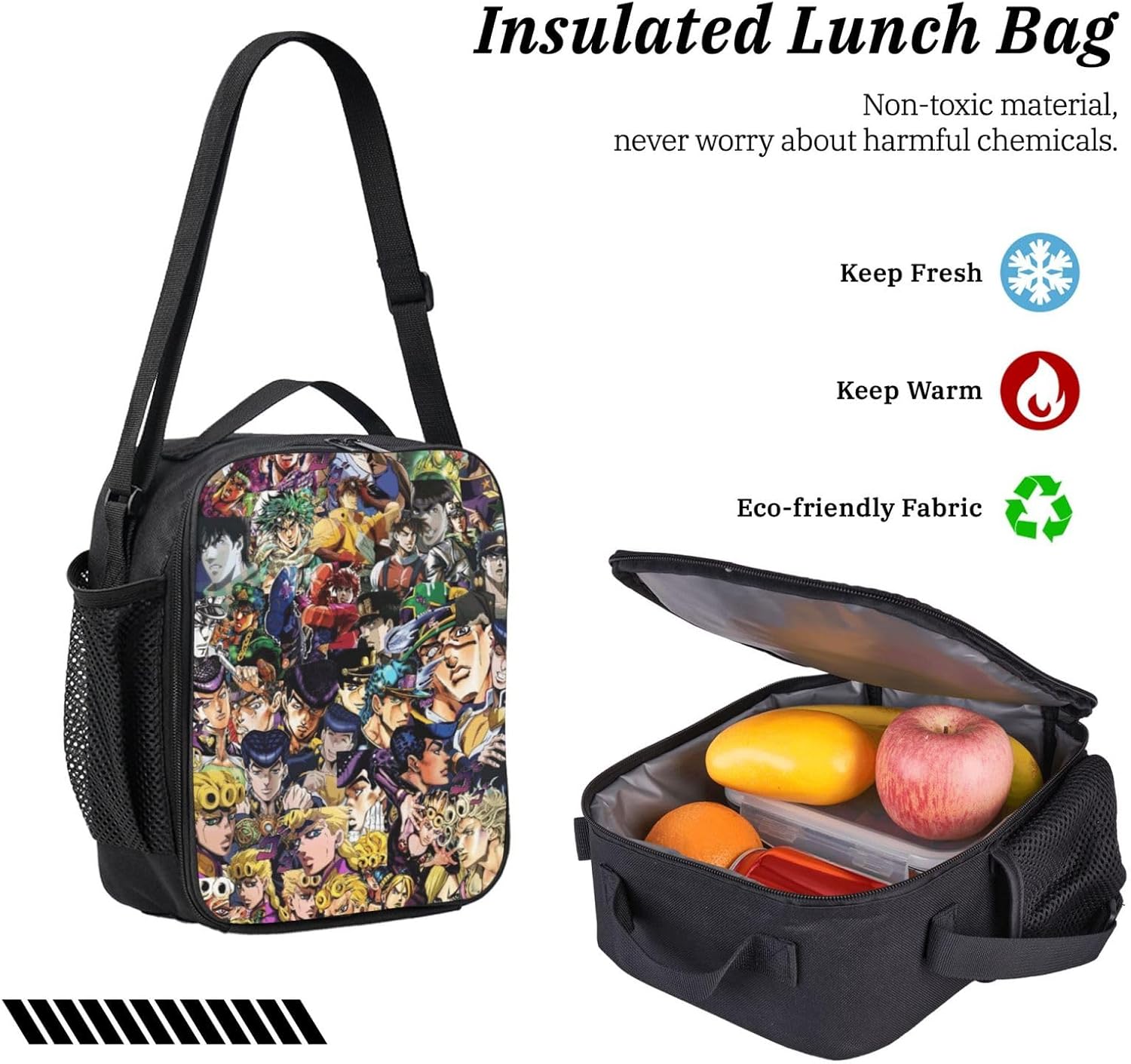 保冷バッグ 30L アルミハンドルバスケット くまのプーさん アウトドア （ 保温 保冷 折りたたみ バッグ バスケット プーさん ディズニー  キャラクター クーラーボックス エコバッグ 大容量 折り畳み 持ち運び ）: リビングート ANA Mall店｜ANA Mall｜マイルが貯まる ... [CHAOJIMAIJIA] JOJO的奇妙冒险 保冷ランチバッグ 大容量 保冷保熱 折り畳み可能 防水 おしゃれ 男女兼用 会社