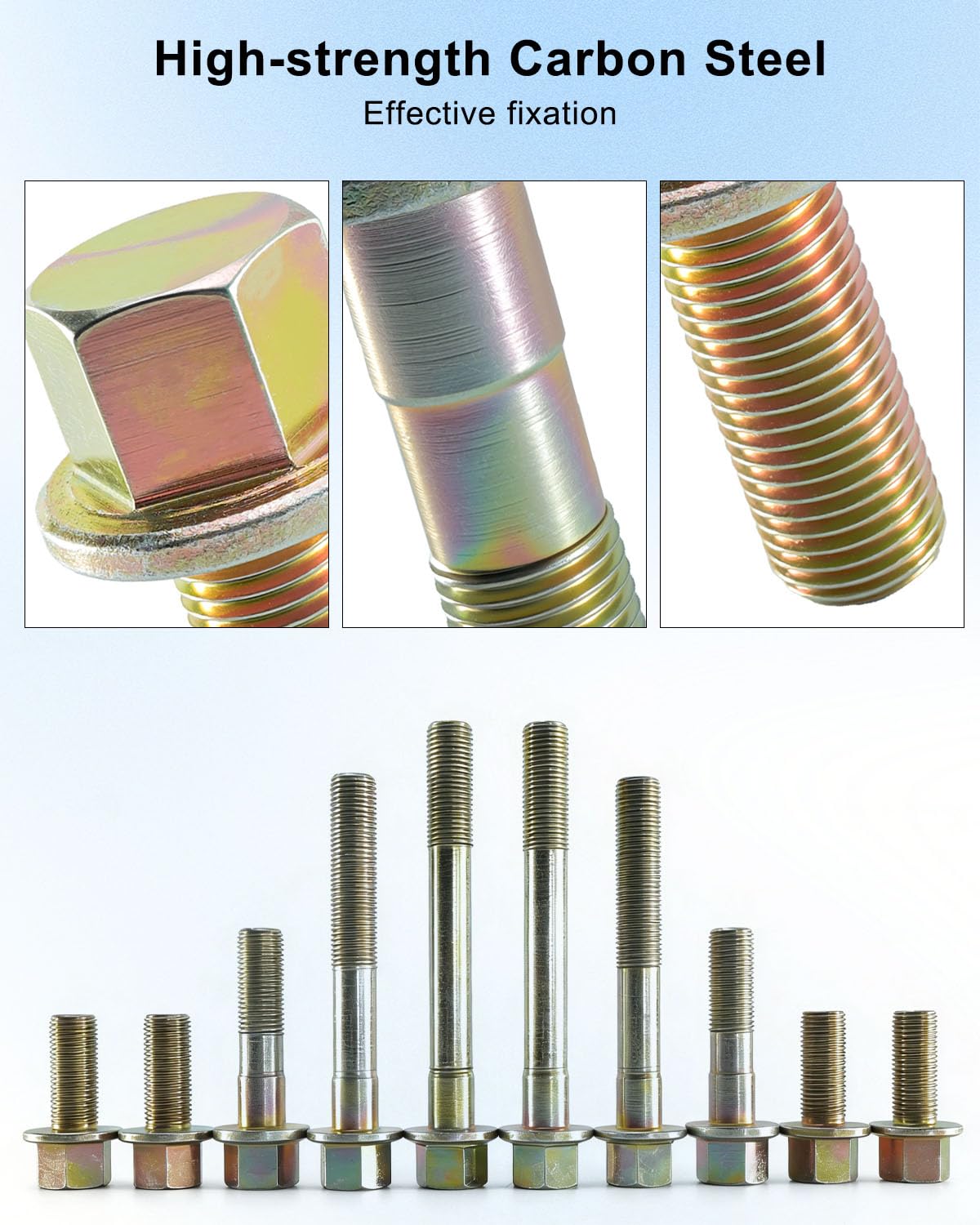 10Pcs Front Subframe Crossmember Bolts Fit for Honda Civic EG 1992-1995 Acura Integra K Swap 1994-2001, Front Subframe Crossmember Parts Replacement