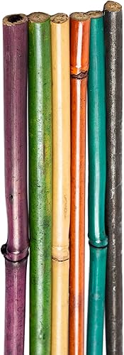 Miniatura 2 de SuperMoss (12372) Palitos de bambú, colores surtidos, 36 pulgadas (paquete de 4)