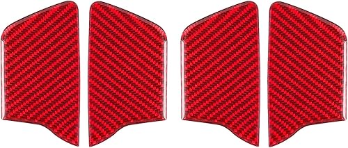 Miniatura 5 de SUNJIKA Compatible con manija de puerta interior de automóvil de fibra de carbono, accesorios para Jeep Grand Cherokee 2014 2015 2016 2017 2018 2019