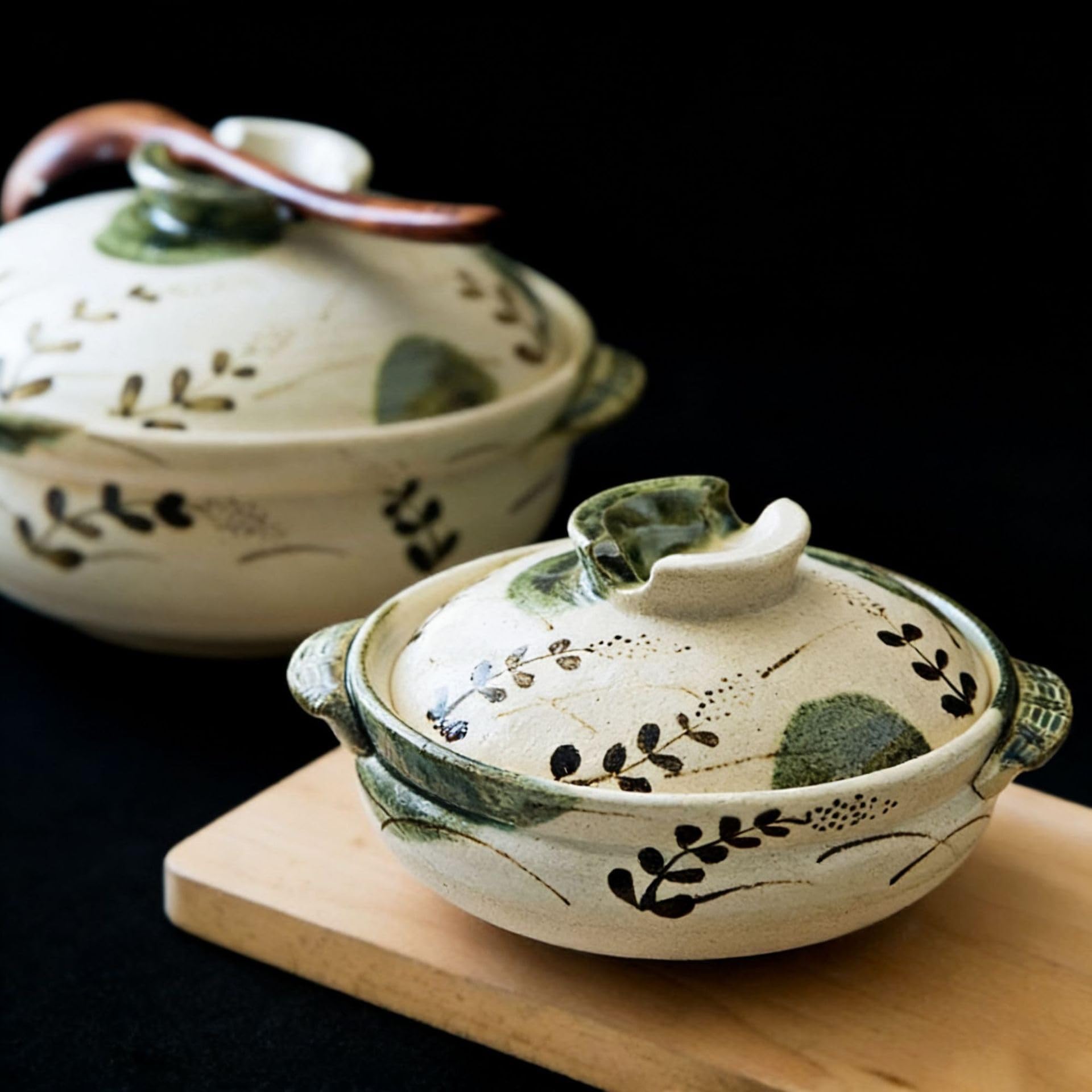 Gliniany garnek do gotowania, ceramiczny, odporny na wysokie temperatury, holenderski piekarnik do zup, gulaszu, owsianki, Bibimbap, wszechstronne naczynia ceramiczne do codziennego użytku w kuchni