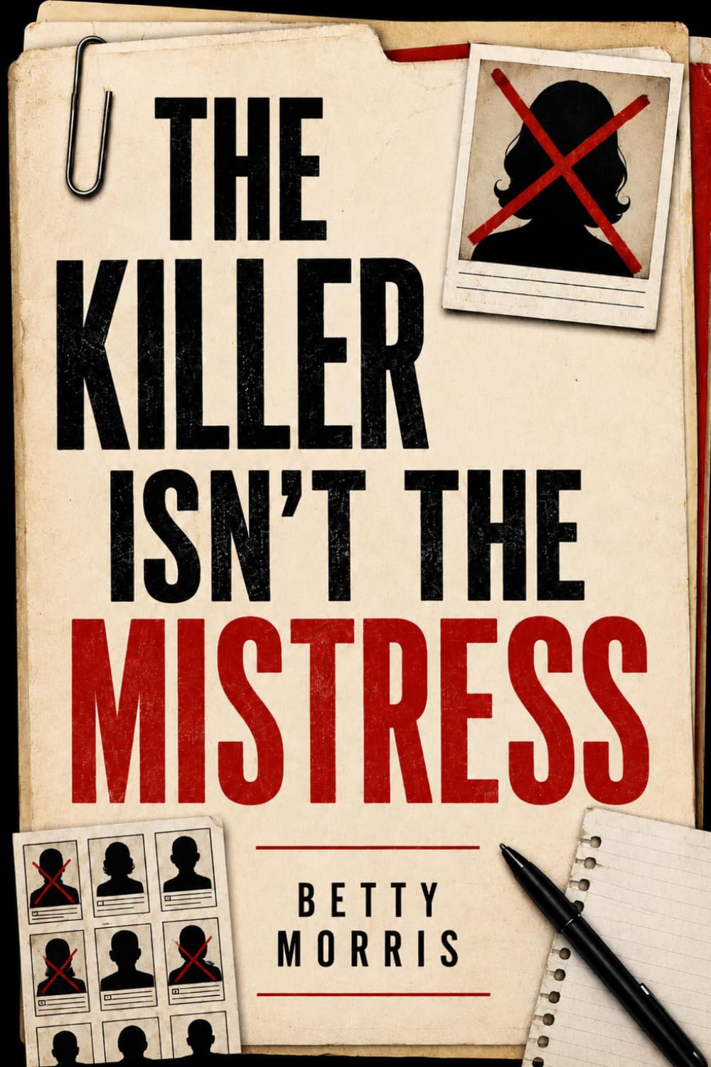 The Killer Isn't the Mistress: A Murder Mystery Logic Puzzle Book for Adults — 52,460 Suspects, 19 Clues, One Guilty Name. Solve the Whodunit and Clear the Framed Woman