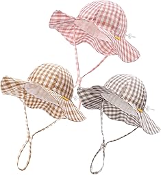 FURTALK Baby Sun Hat Toddler Summer Hats UPF 50+ Wide Brim Girls Boys Bucket Hat