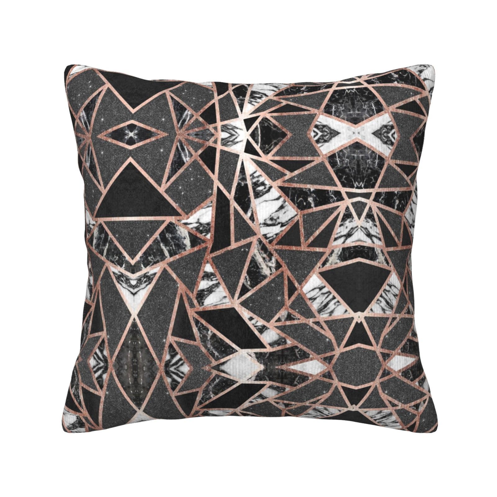 Housse de coussin velours lavable marbre déco canapé usé
