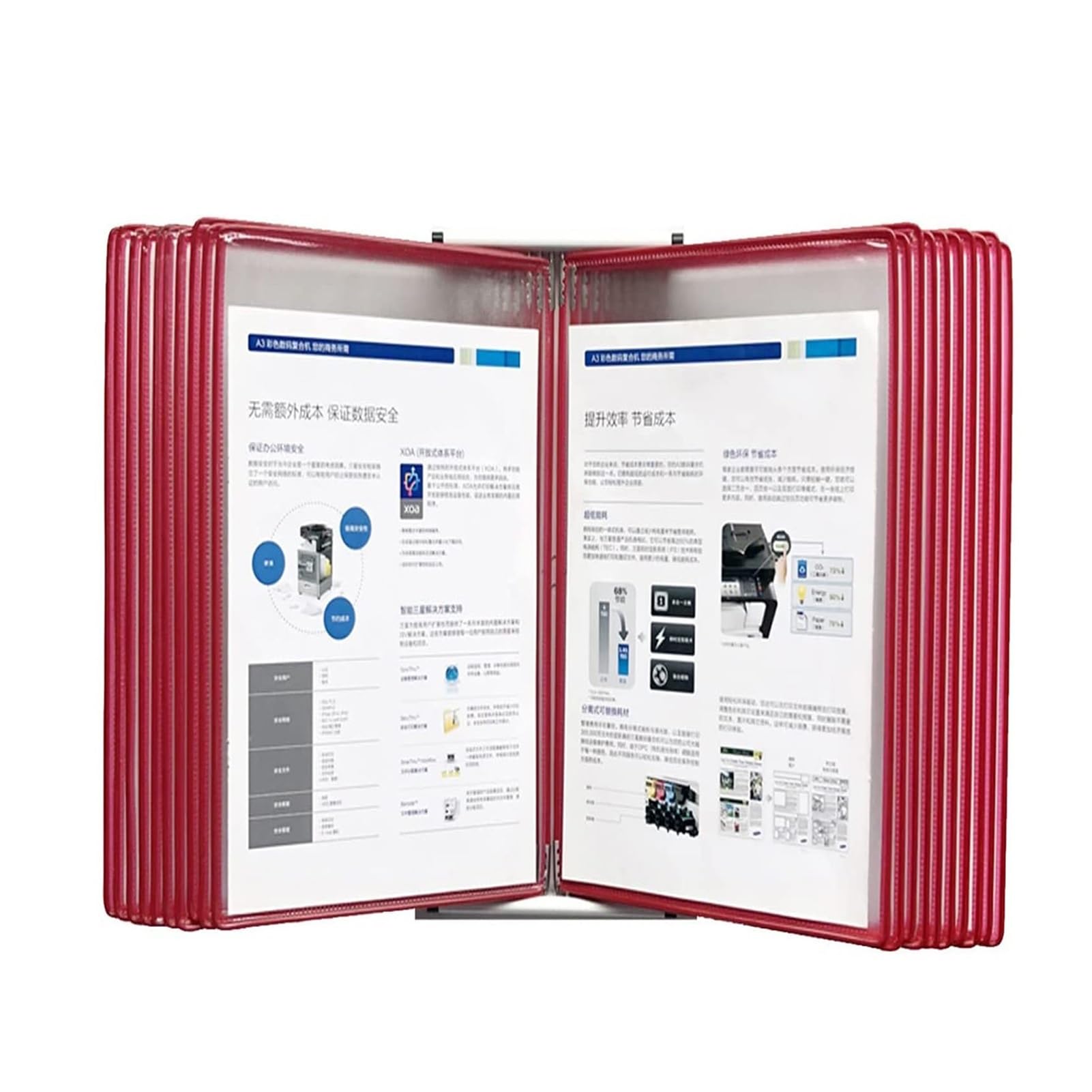 Organizzatore di riferimento for pareti in PVC opaco