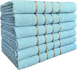 Kit 04 Toalha de Banho 100% Algodão Selecionado com Alta Absorção 70x130cm (Verde Claro)