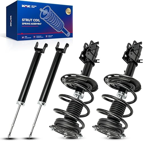 Vista 16 de KAX Puntales delanteros rápidos para 4Runner 2003-2023, Tacoma 2005-2015, FJ Cruiser 2007-2014 Conjunto completo de puntales con resorte helicoidal